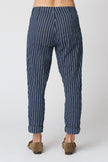 Ezra Pant in Heritage Dobby - Ink