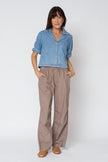 Denim Cuffed Shirt