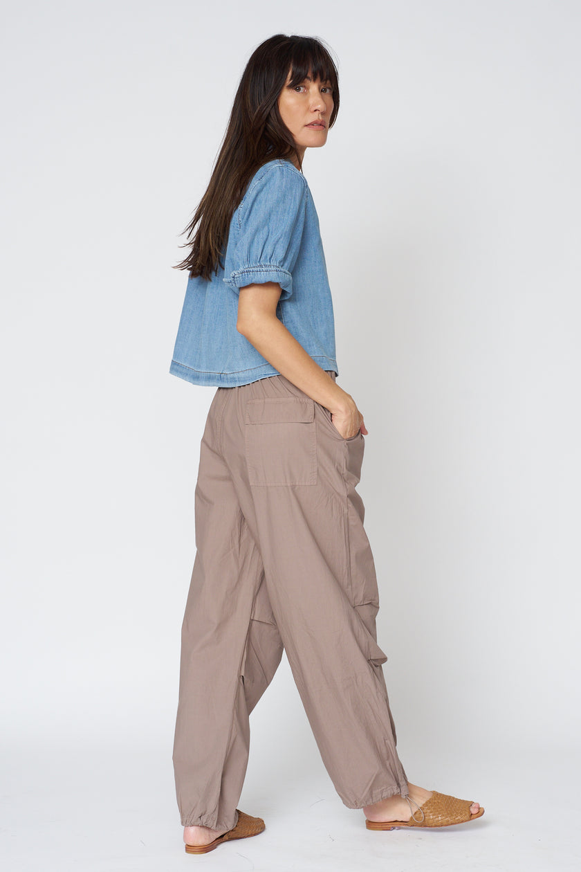 Denim Cuffed Shirt