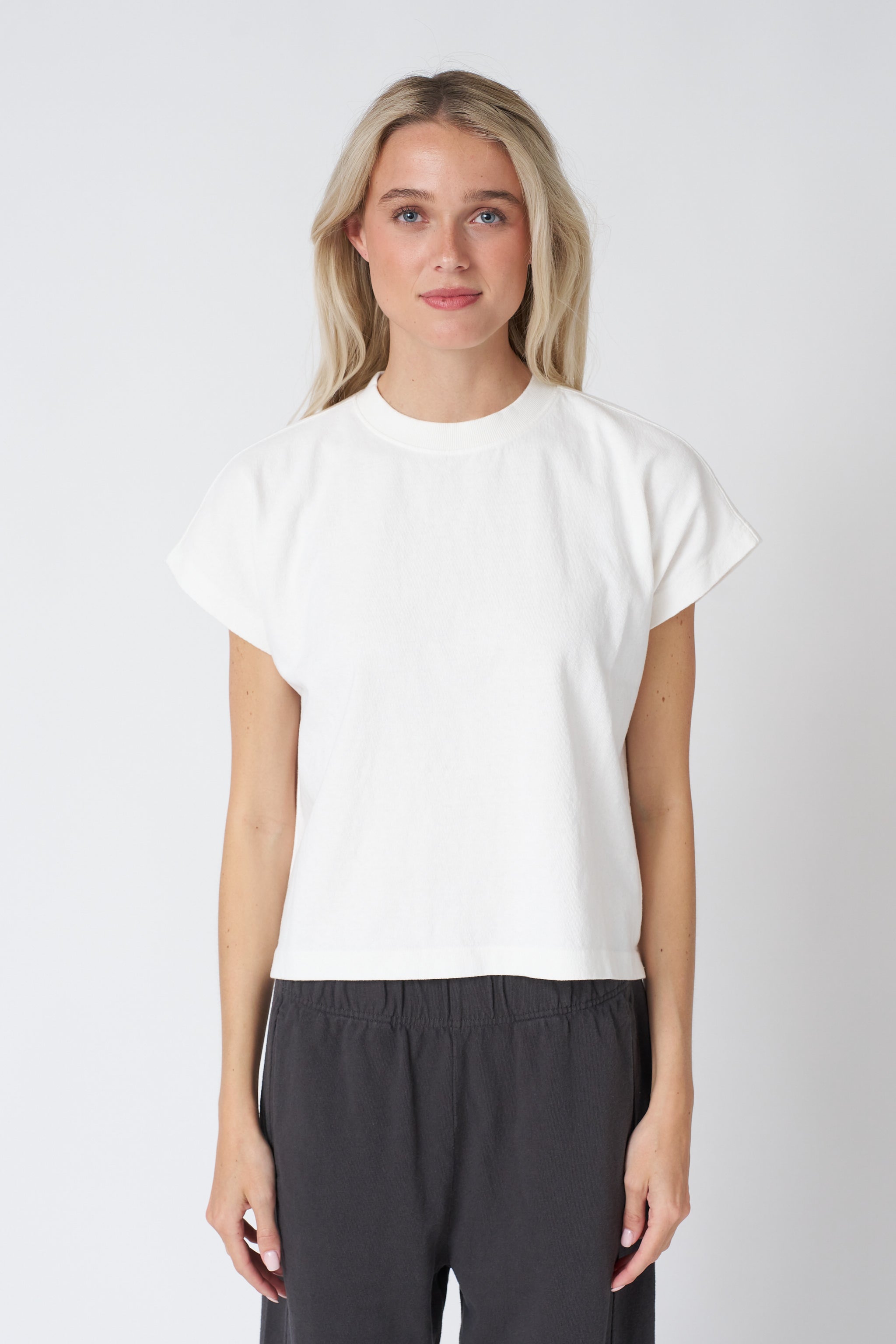 Le Bon Shoppe Jeanne Tee - White Cotton
