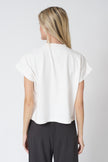 Le Bon Shoppe Jeanne Tee - White Cotton