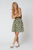 Block Print Warp Check Shorts