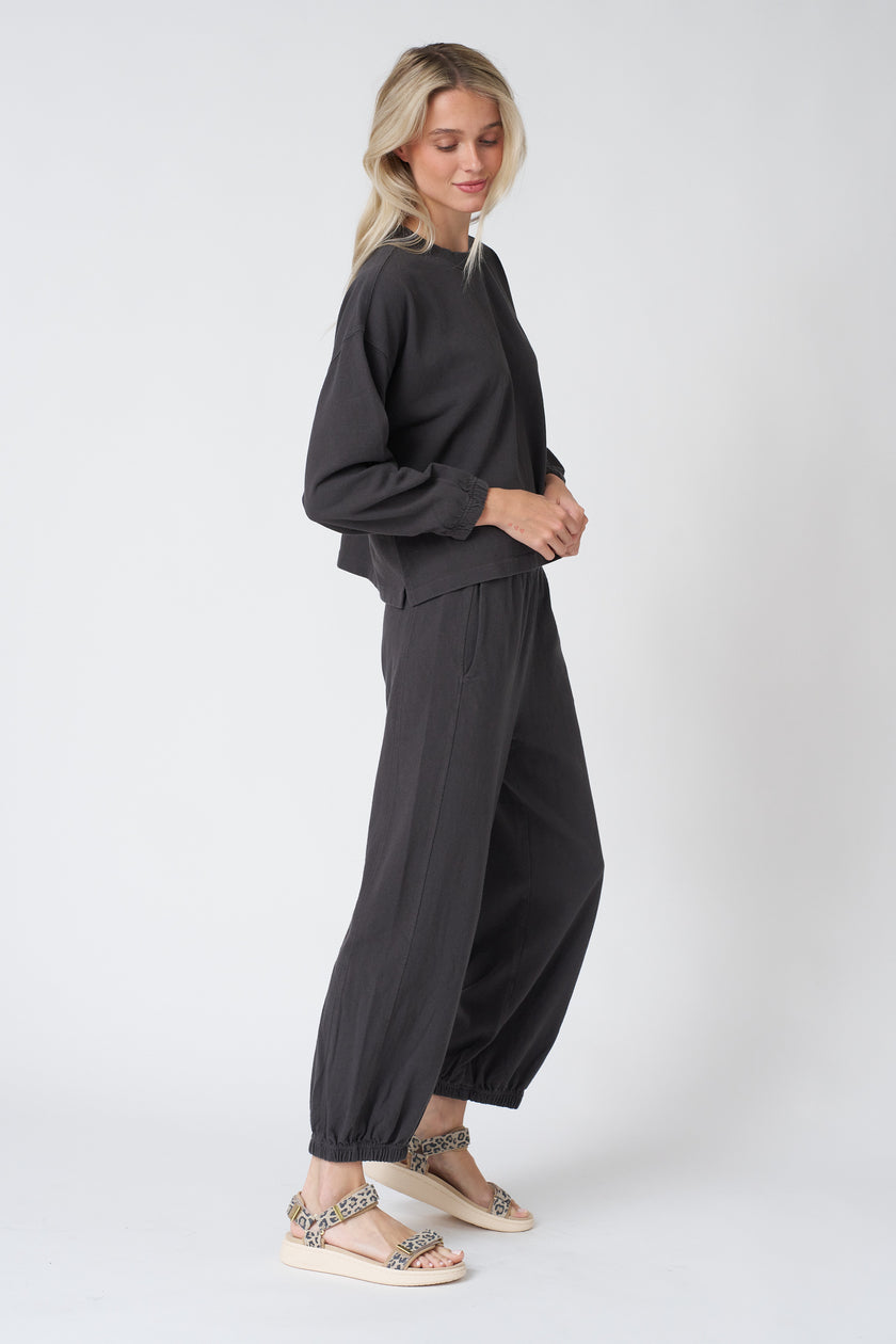 Le Bon Shoppe Balloon Pants - Dark Slate