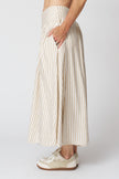 Emerson Fry Elina Skirt in Almond Stripe