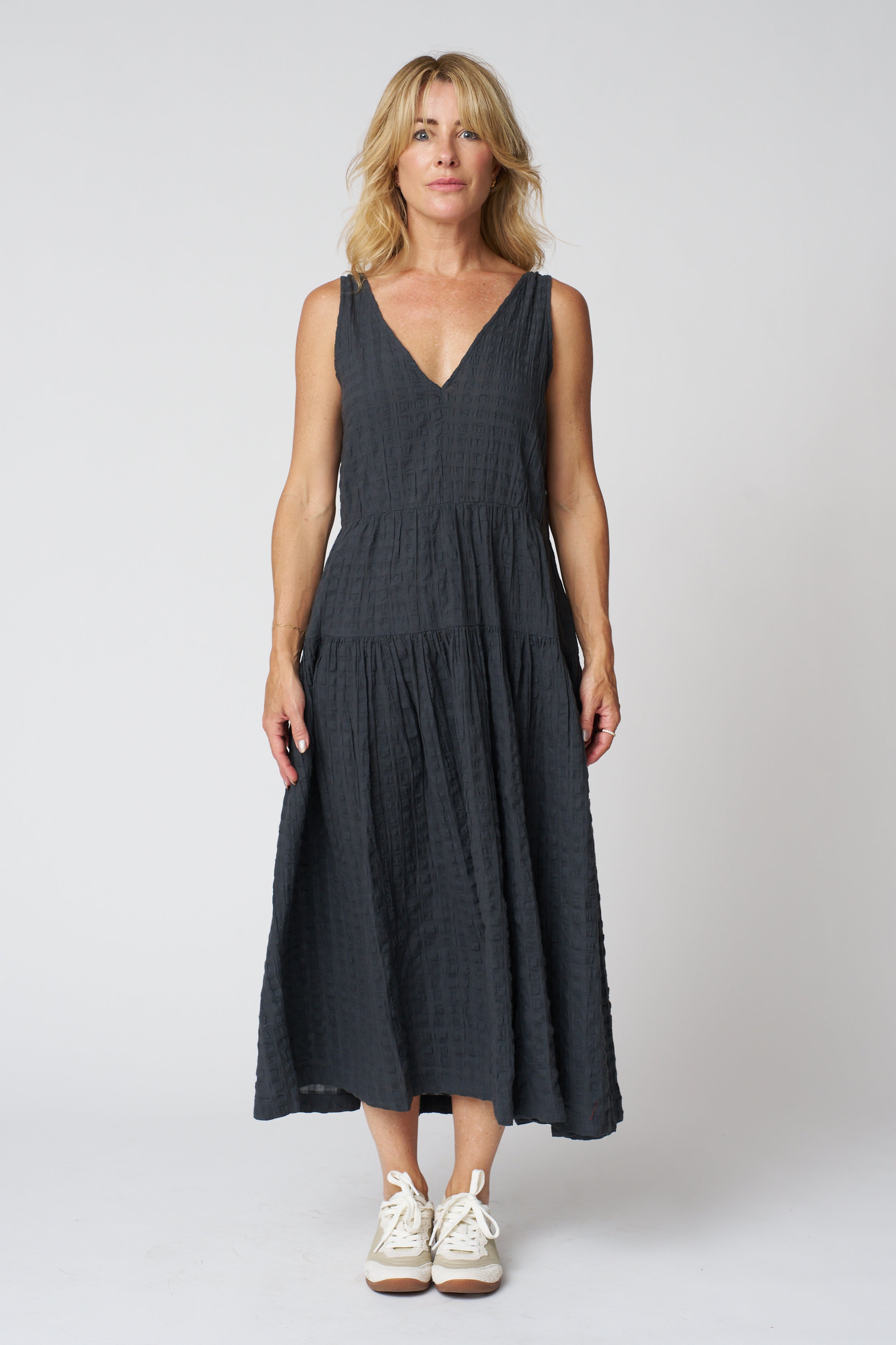 Micaela Greg Ira Dress in Faded Black