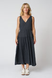 Micaela Greg Ira Dress in Faded Black