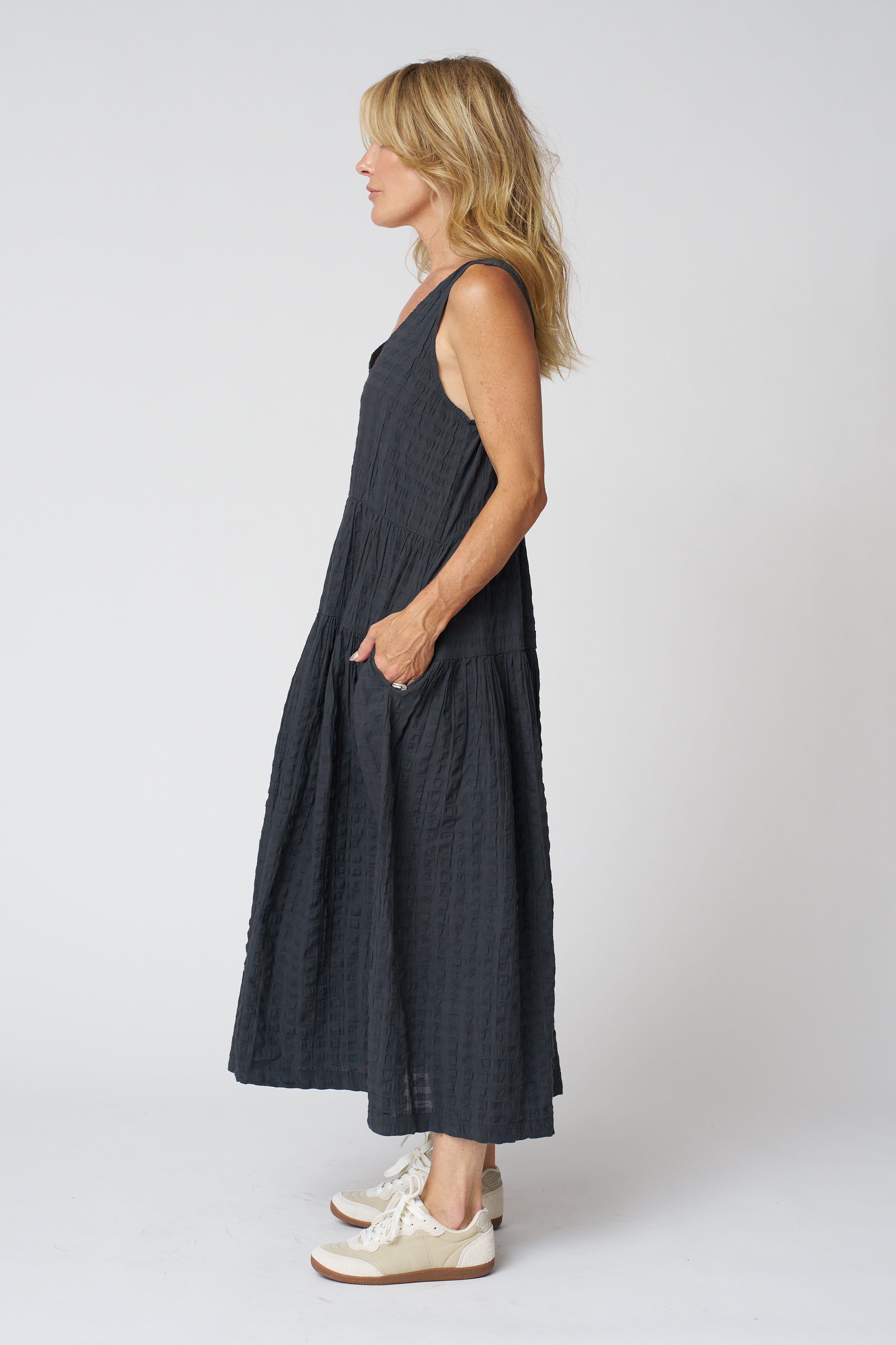 Micaela Greg Ira Dress in Faded Black