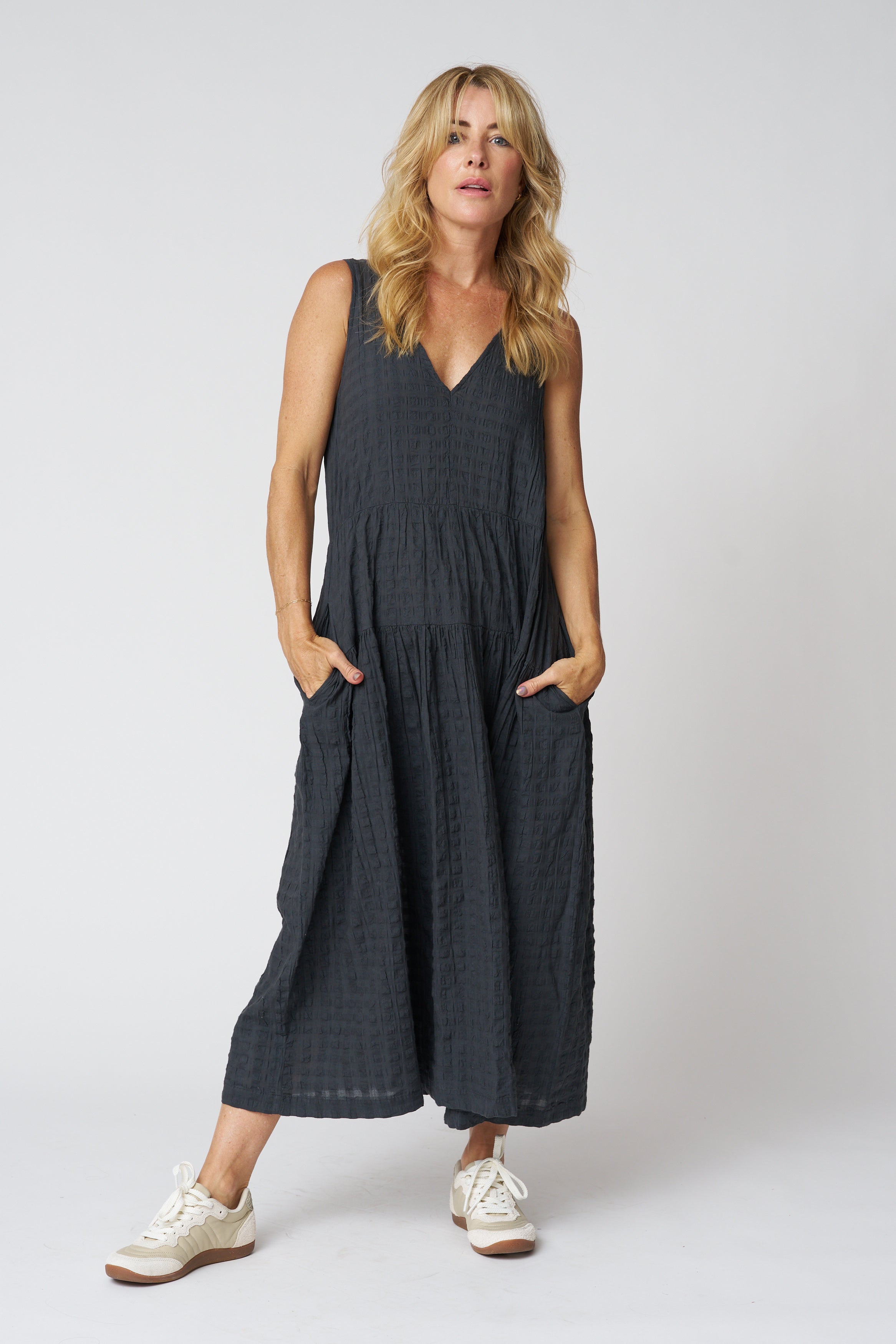 Micaela Greg Ira Dress in Faded Black