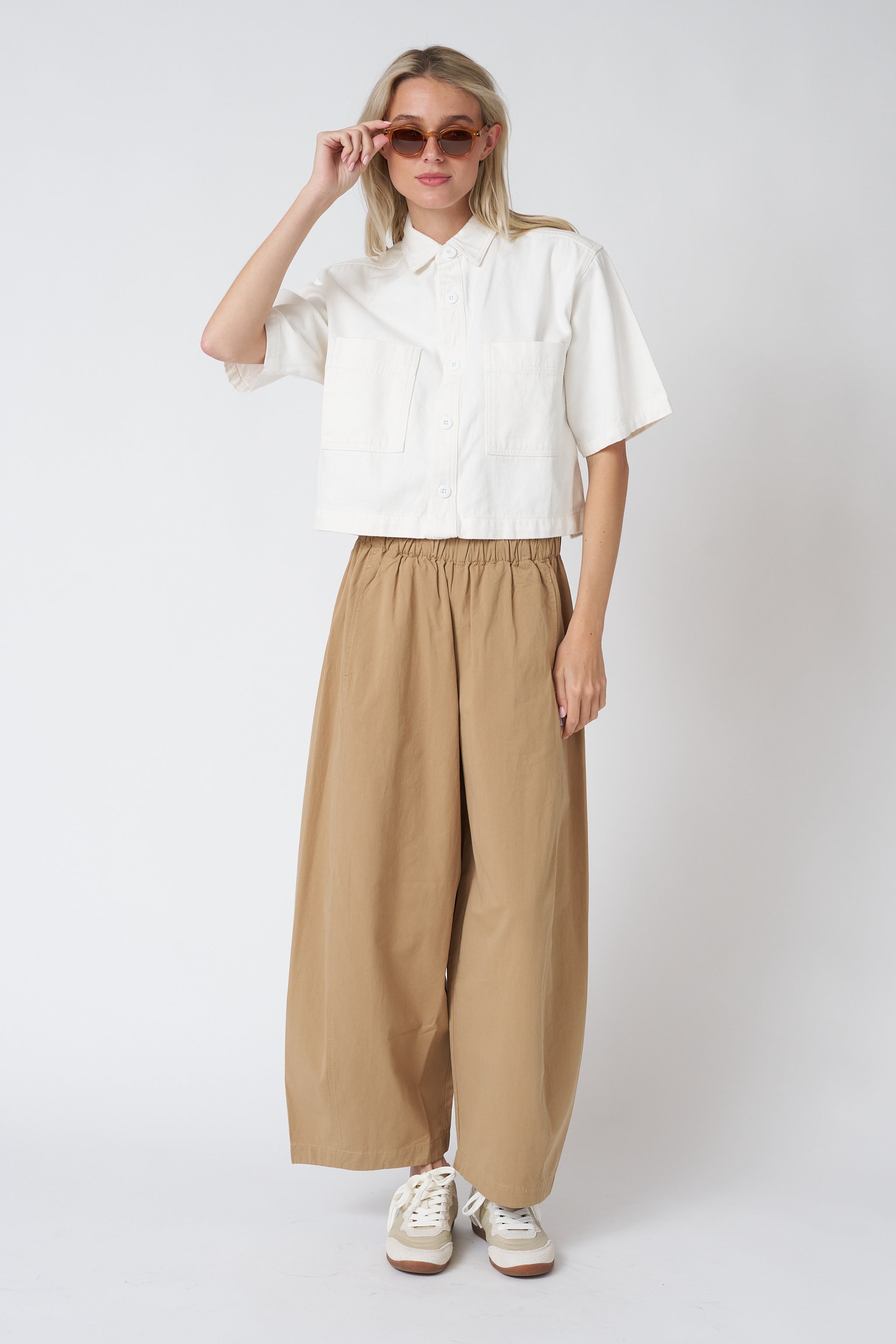 Le Bon Shoppe Parachute Pants - Khaki