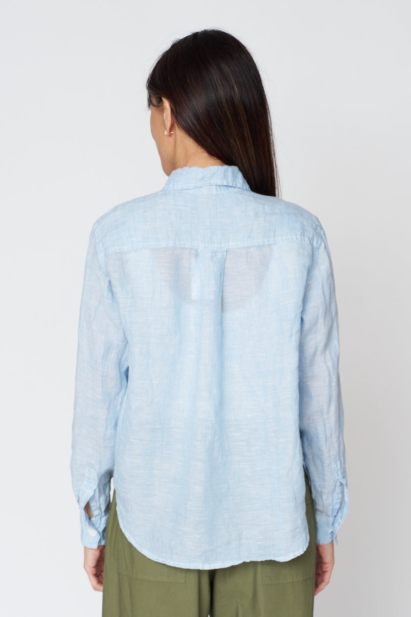 Hadley Shirt in California Linen Blue