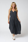 Micaela Greg Ira Dress in Faded Black