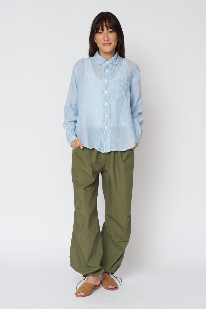 Hadley Shirt in California Linen Blue