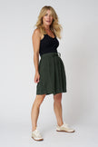 Garment Dyed Lightweight Linen Shorts