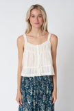 Constanza Vintage Lace Tank