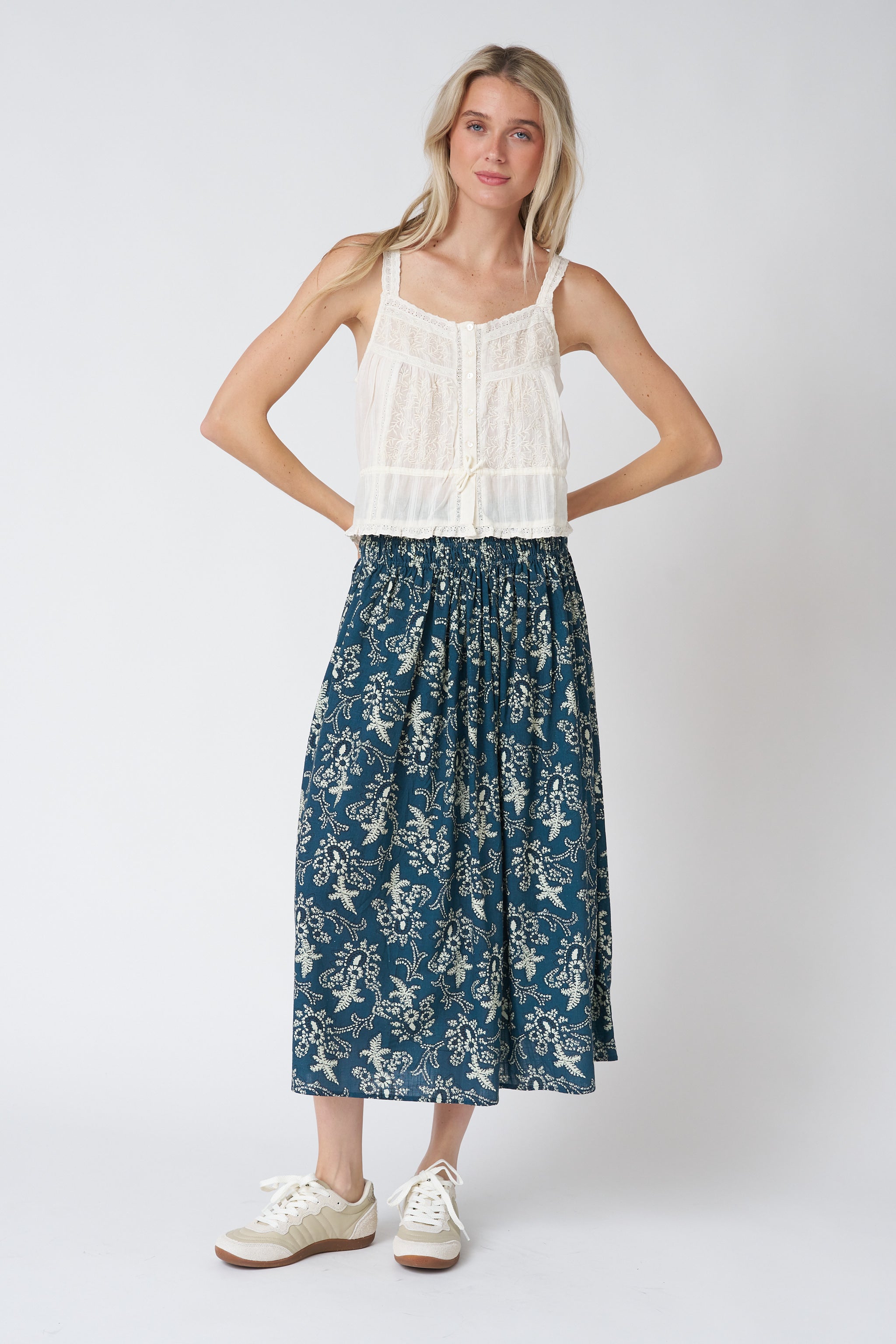 Constanza Vintage Lace Tank
