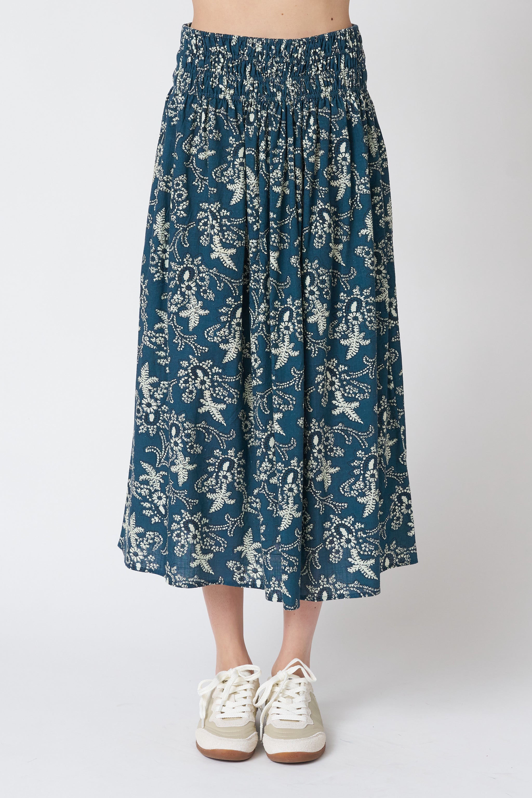 The Viola Skirt in Indigo Indira