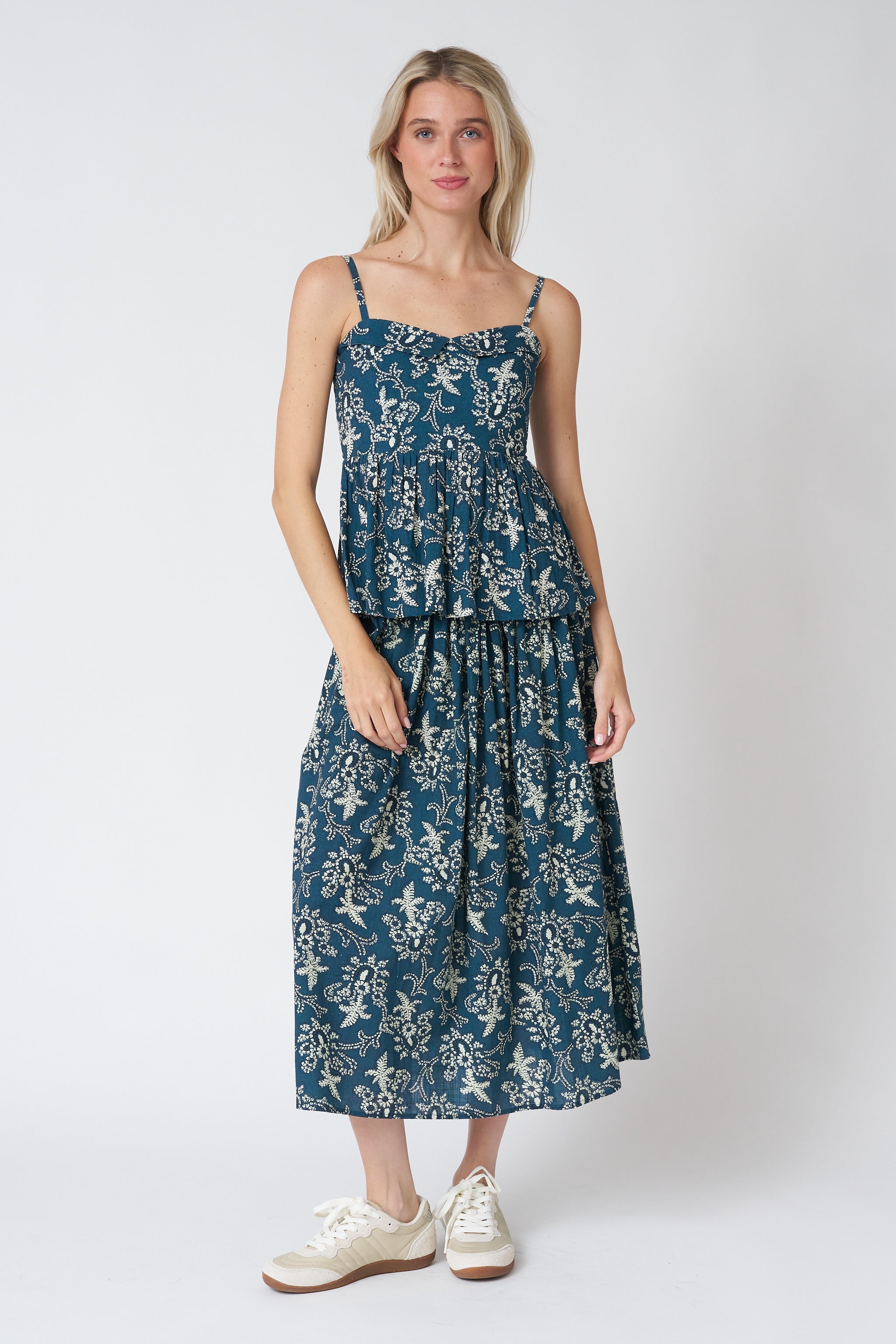 The Viola Skirt in Indigo Indira