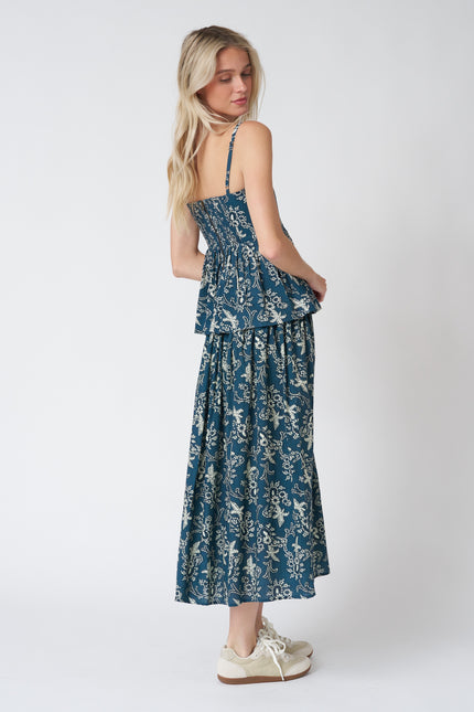 The Verse Top in Indigo Indira