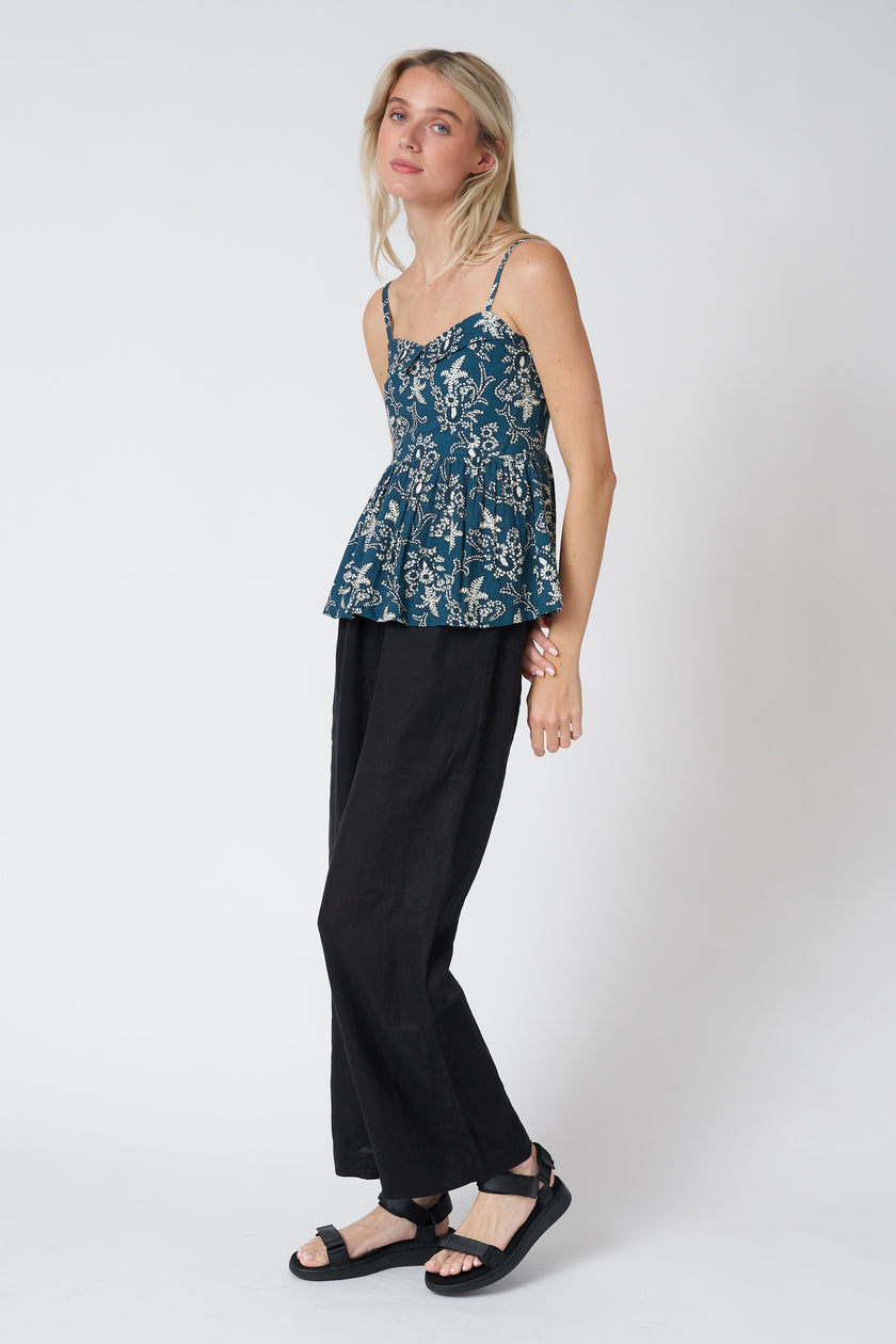 The Verse Top in Indigo Indira