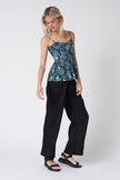 The Verse Top in Indigo Indira