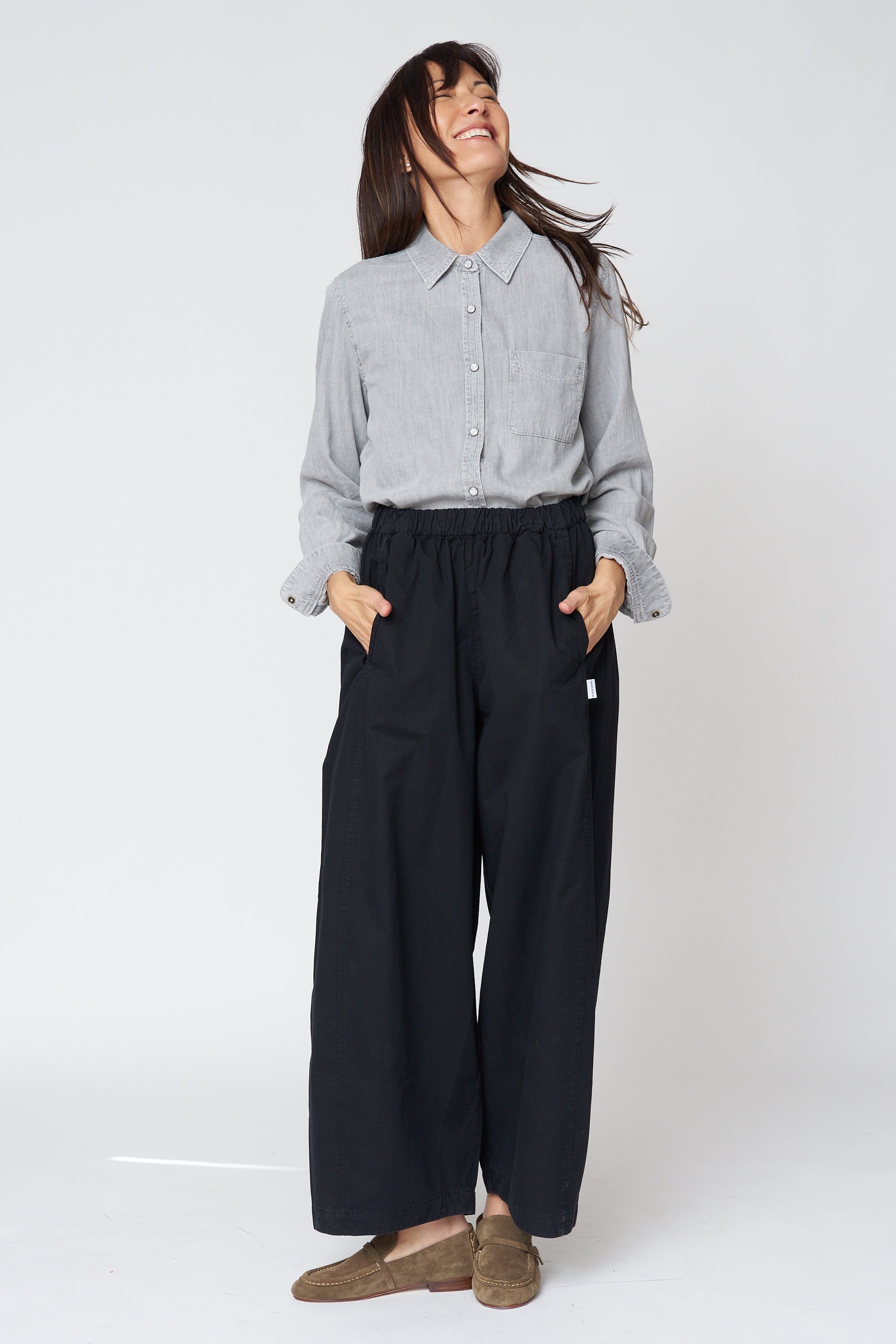 Le Bon Shoppe Parachute Pants - Black