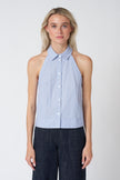 Atlas Halter in Cotton Stripe