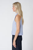 Atlas Halter in Cotton Stripe