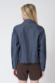 Izzy Shirt in Linen Twill Denim