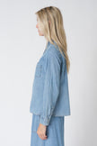 Denim Button Down in Blue Wash