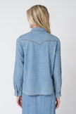 Denim Button Down in Blue Wash