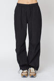 Brooks Corded Hem Pant in Black
