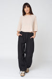 Brooks Corded Hem Pant in Black