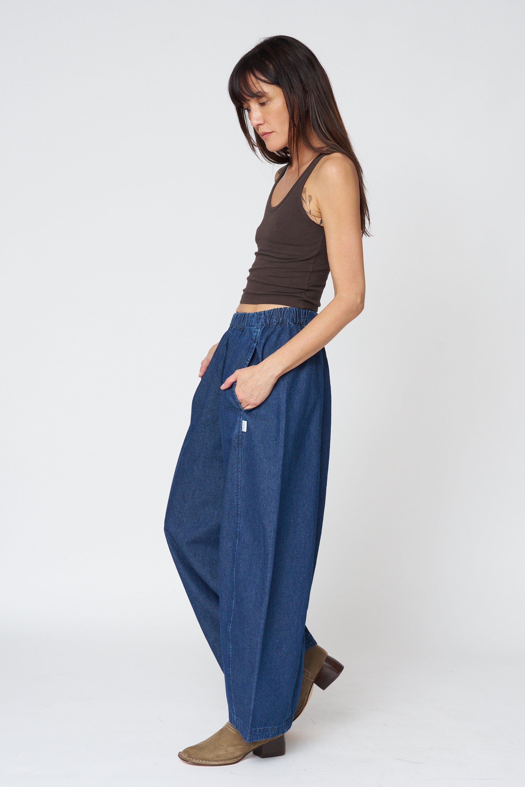 Le Bon Shoppe Parachute Pants - Denim