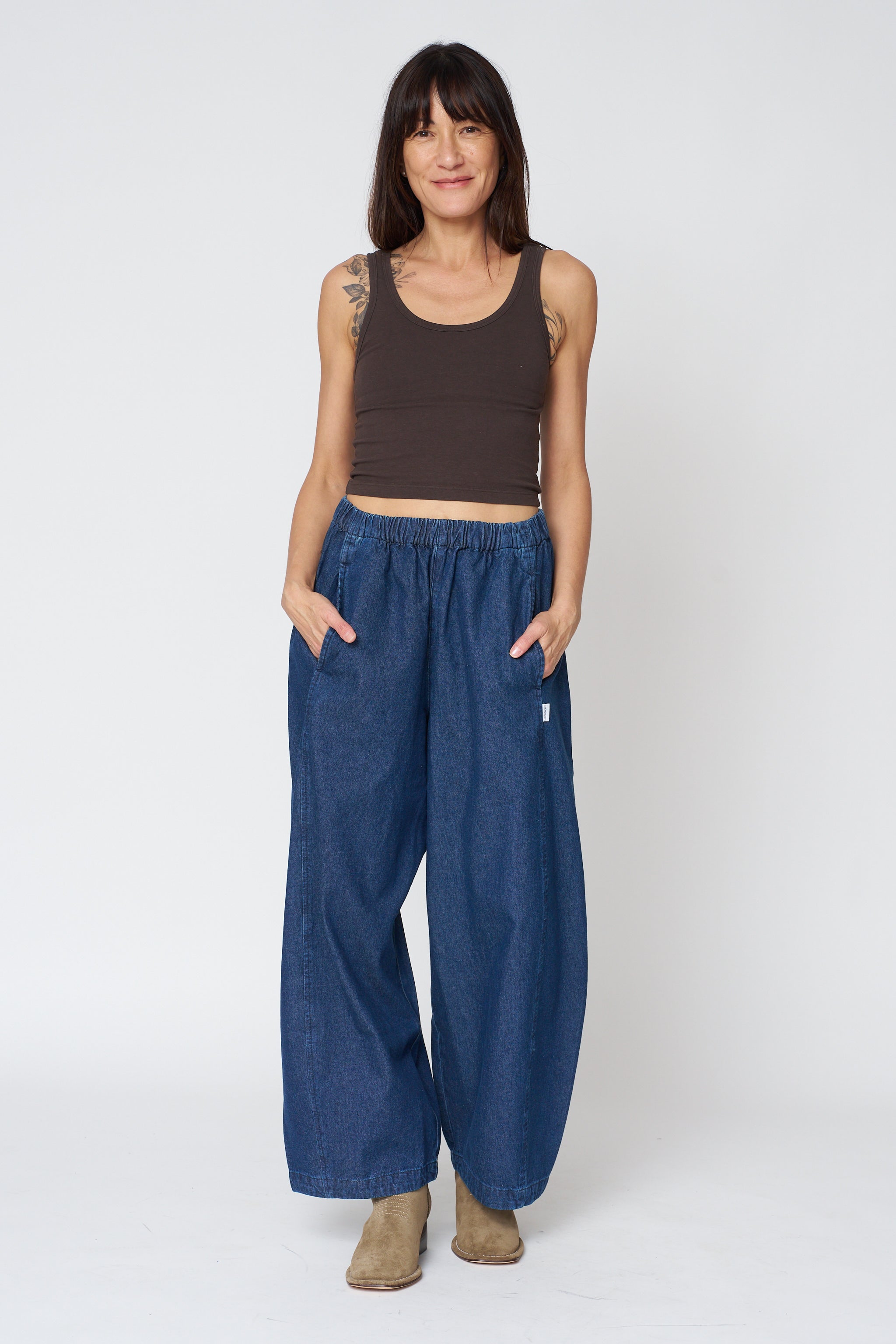 Le Bon Shoppe Parachute Pants - Denim