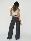Charles Cotton Blend Pant in Onyx