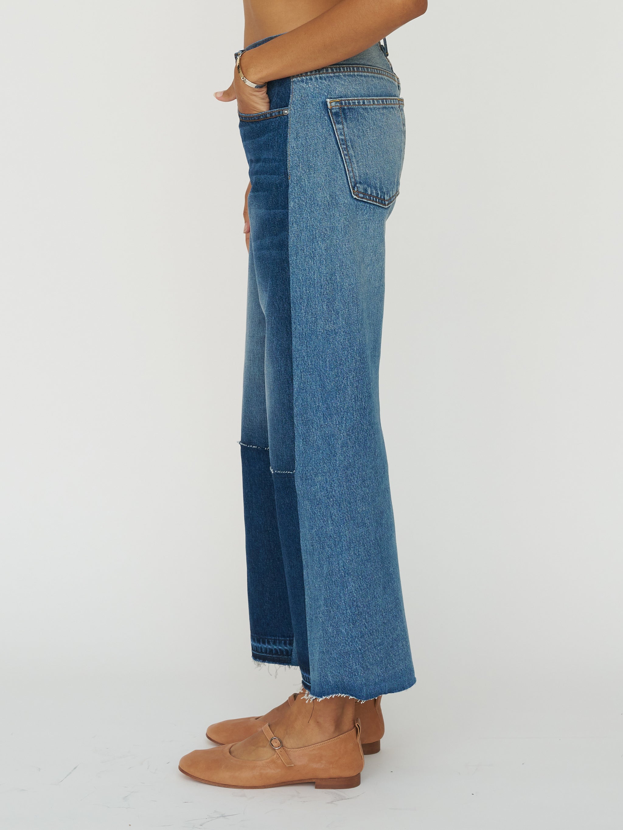 Noend Denim Emma Upcycled Crop
