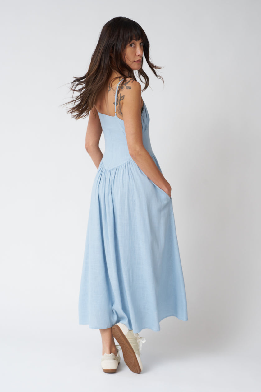 Sister New York Milo Dress in French Blue