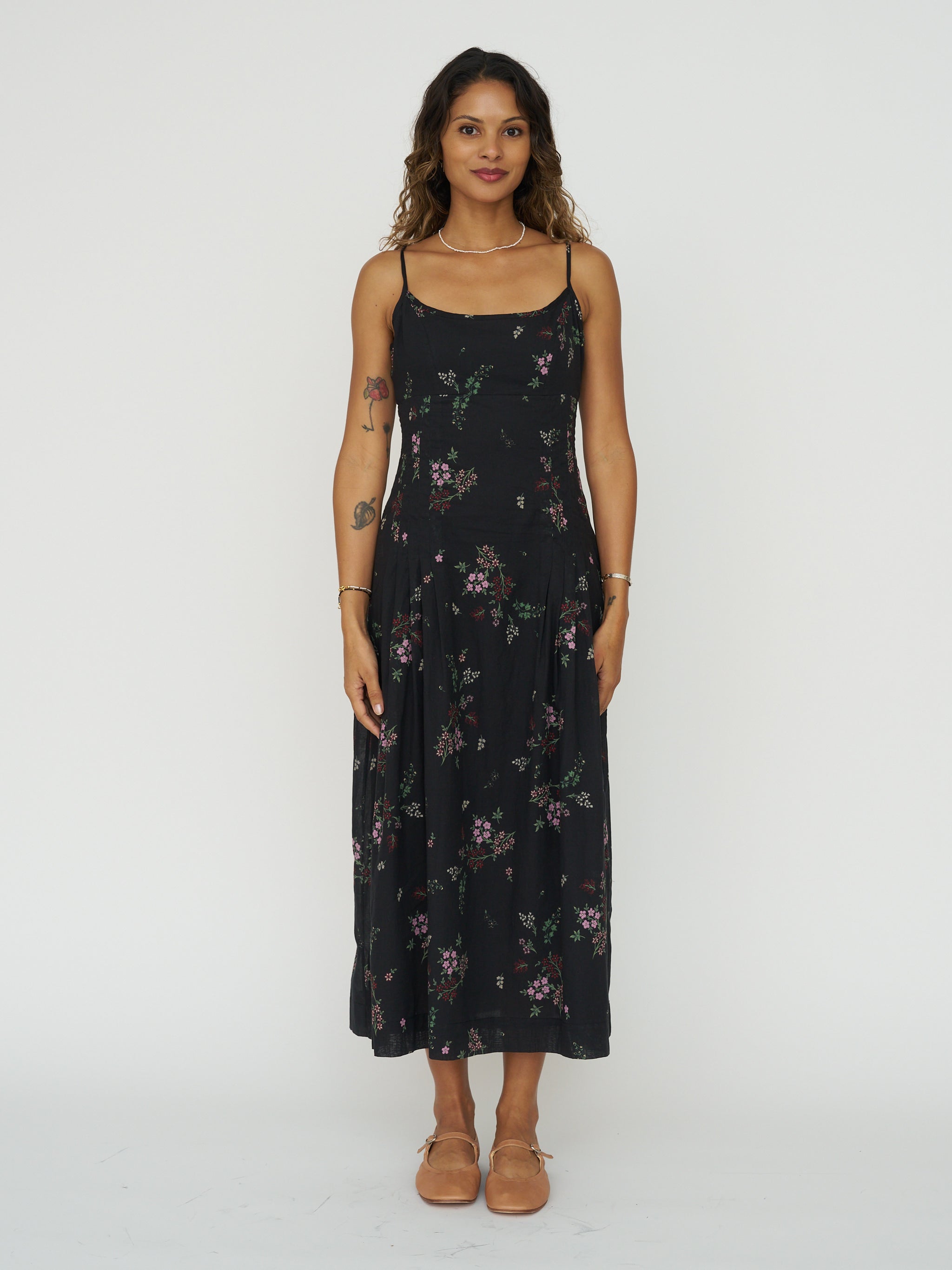 Karita Dress in Wildflower Cotton Voile