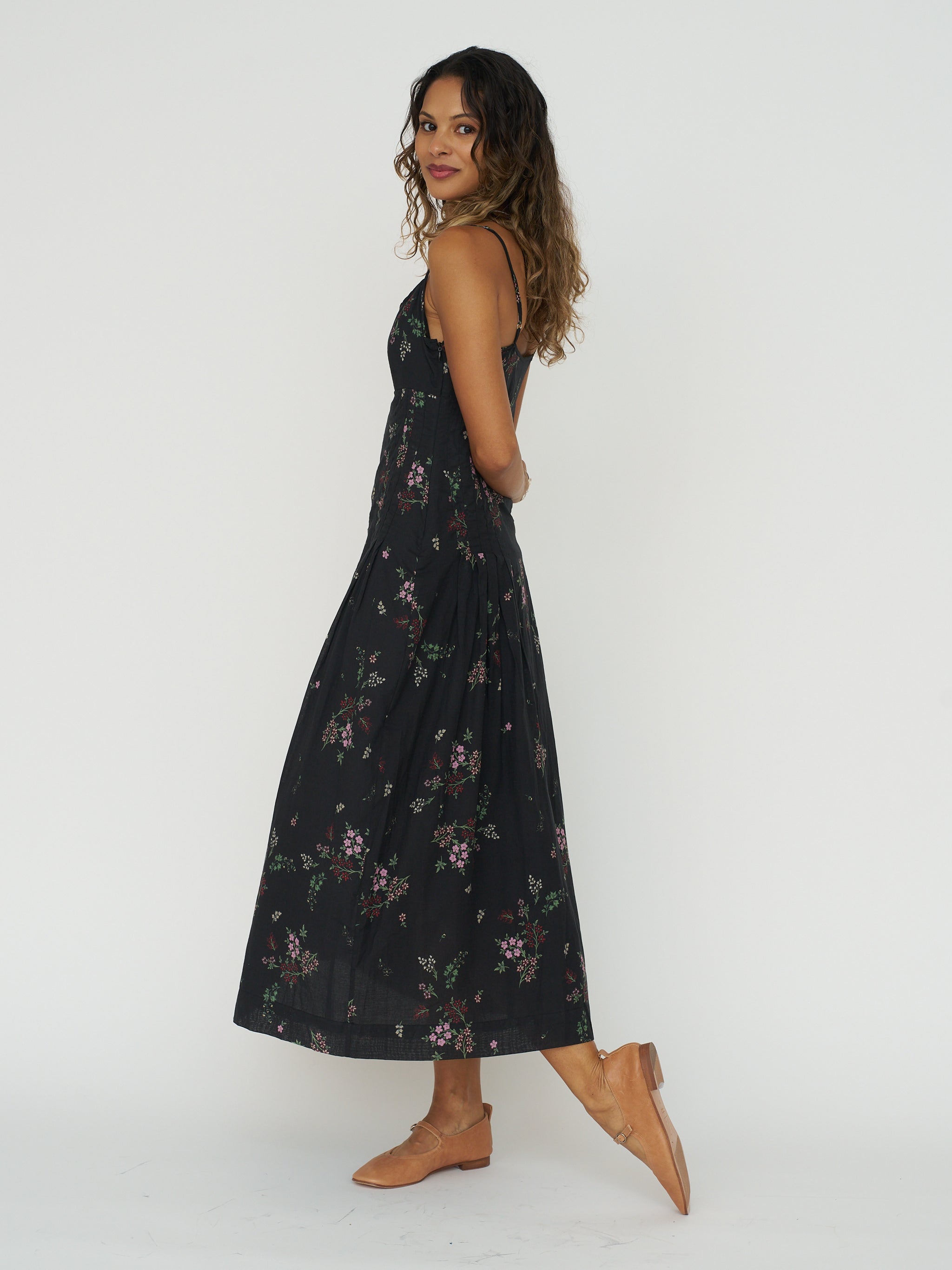 Karita Dress in Wildflower Cotton Voile