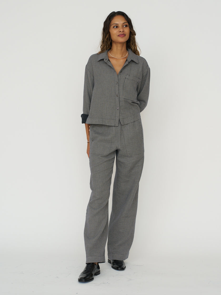 Braylen Houndstooth Trouser