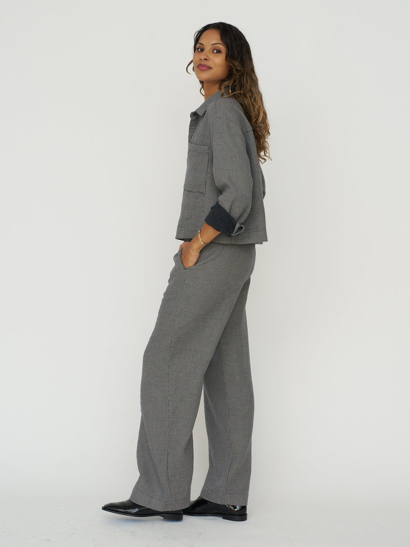 Braylen Houndstooth Trouser