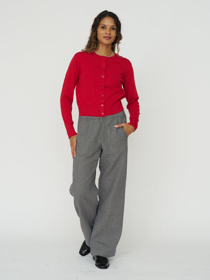 Braylen Houndstooth Trouser