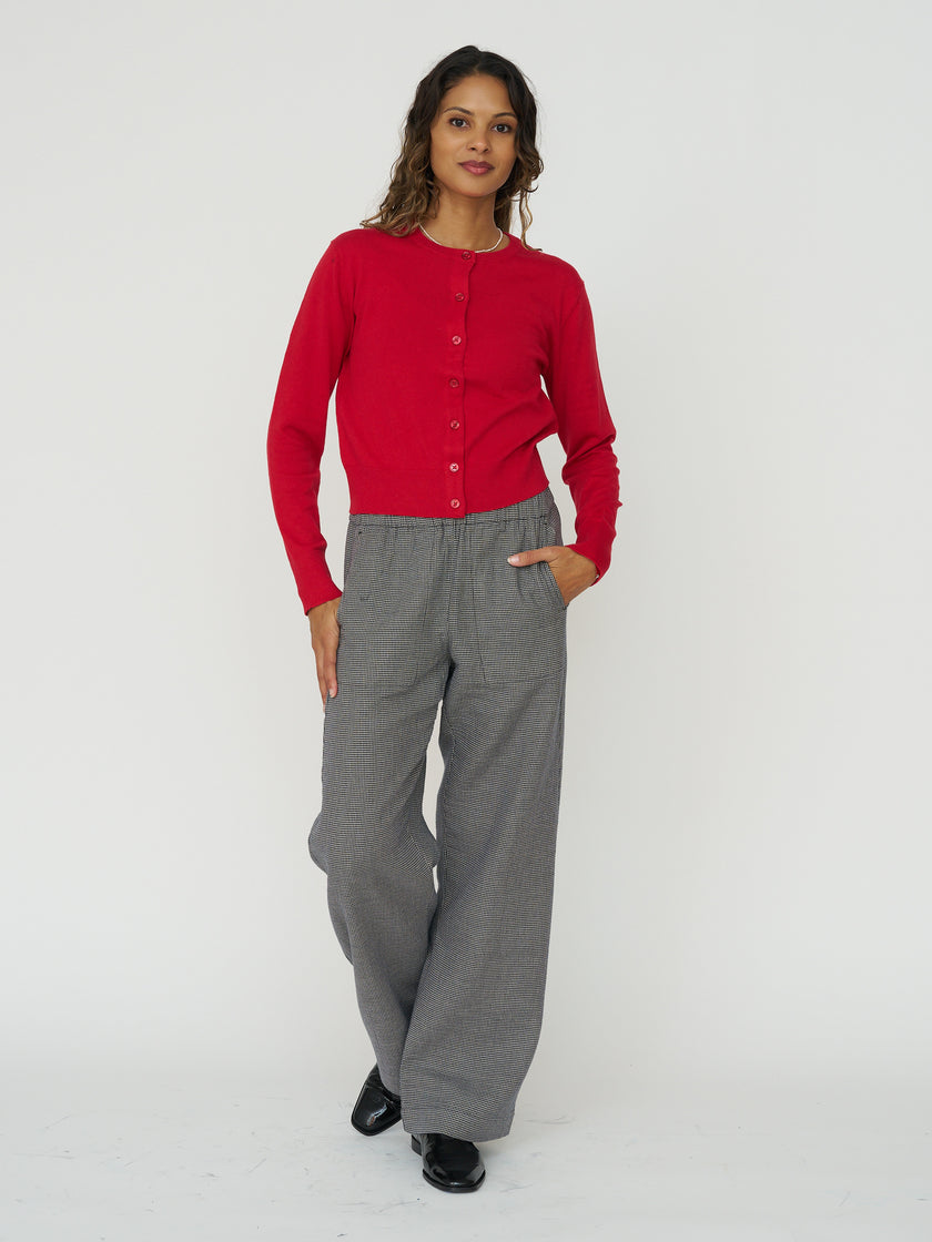 Braylen Houndstooth Trouser