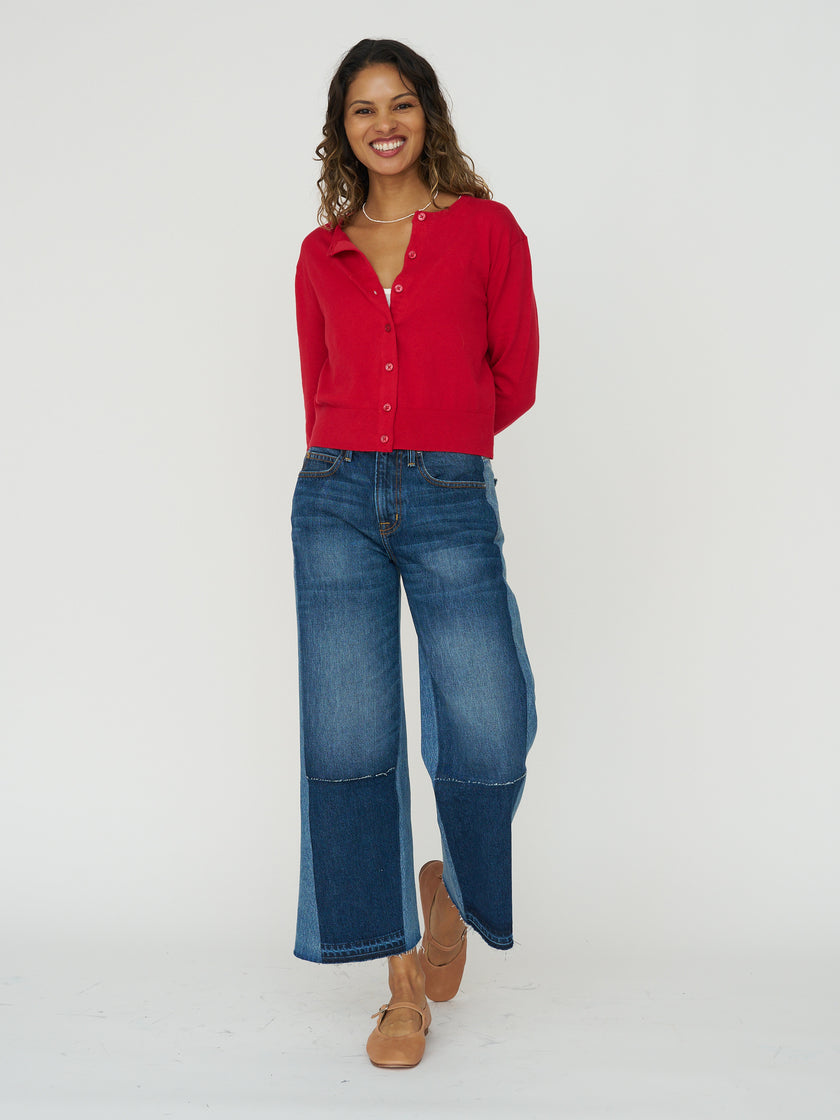 Violette Cardigan in Red