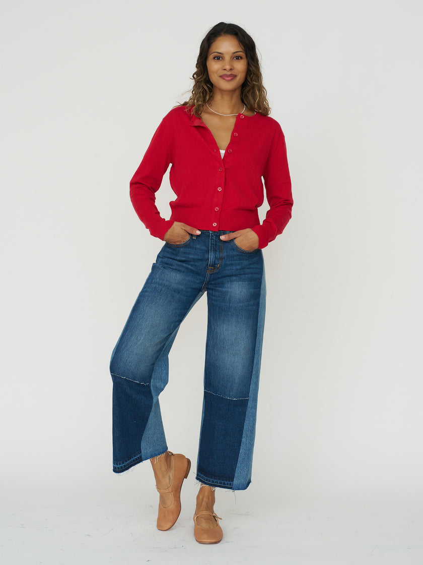 Violette Cardigan in Red