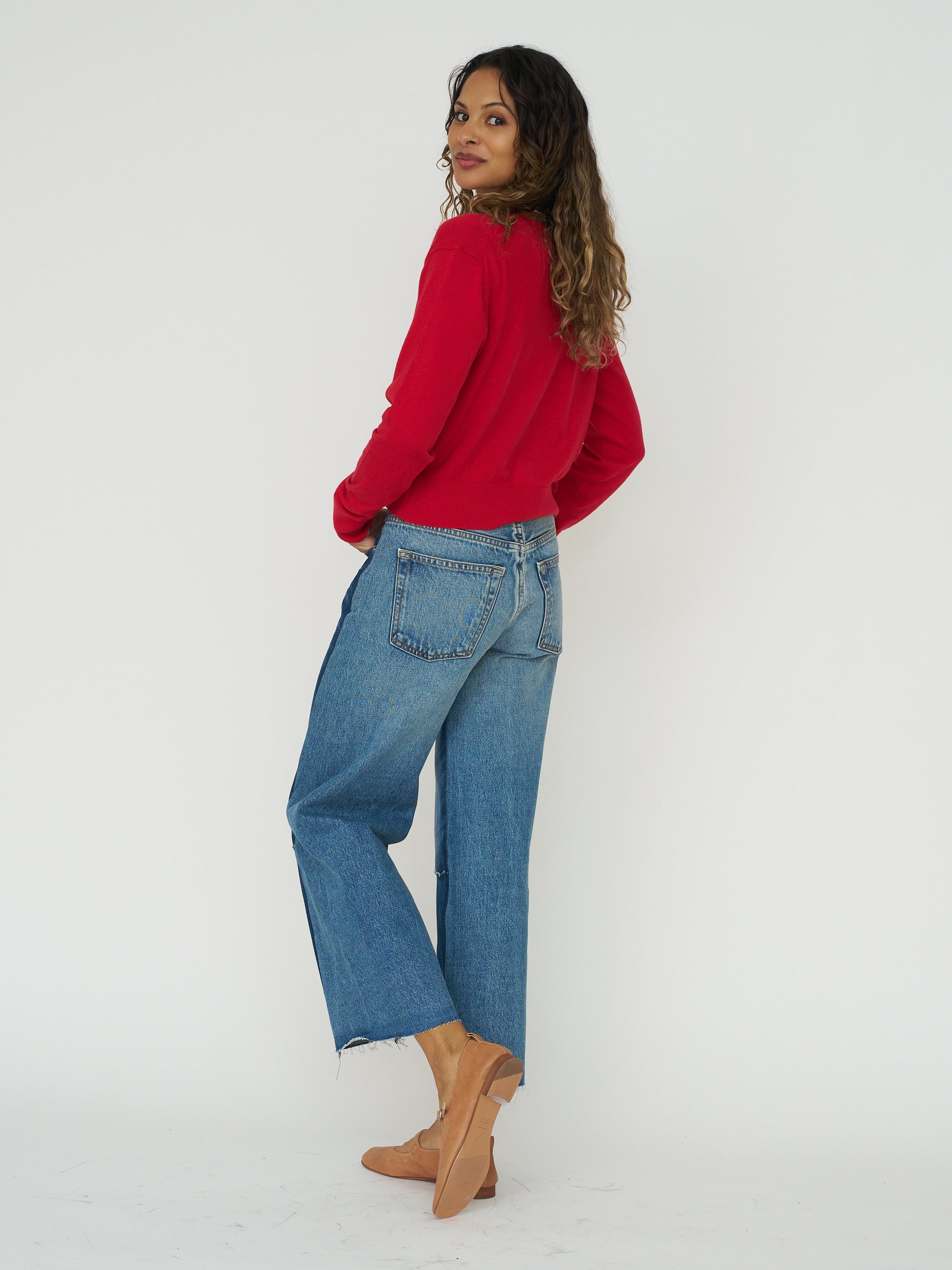 Violette Cardigan in Red