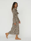 The New Society Nelia Dress in Cheetah