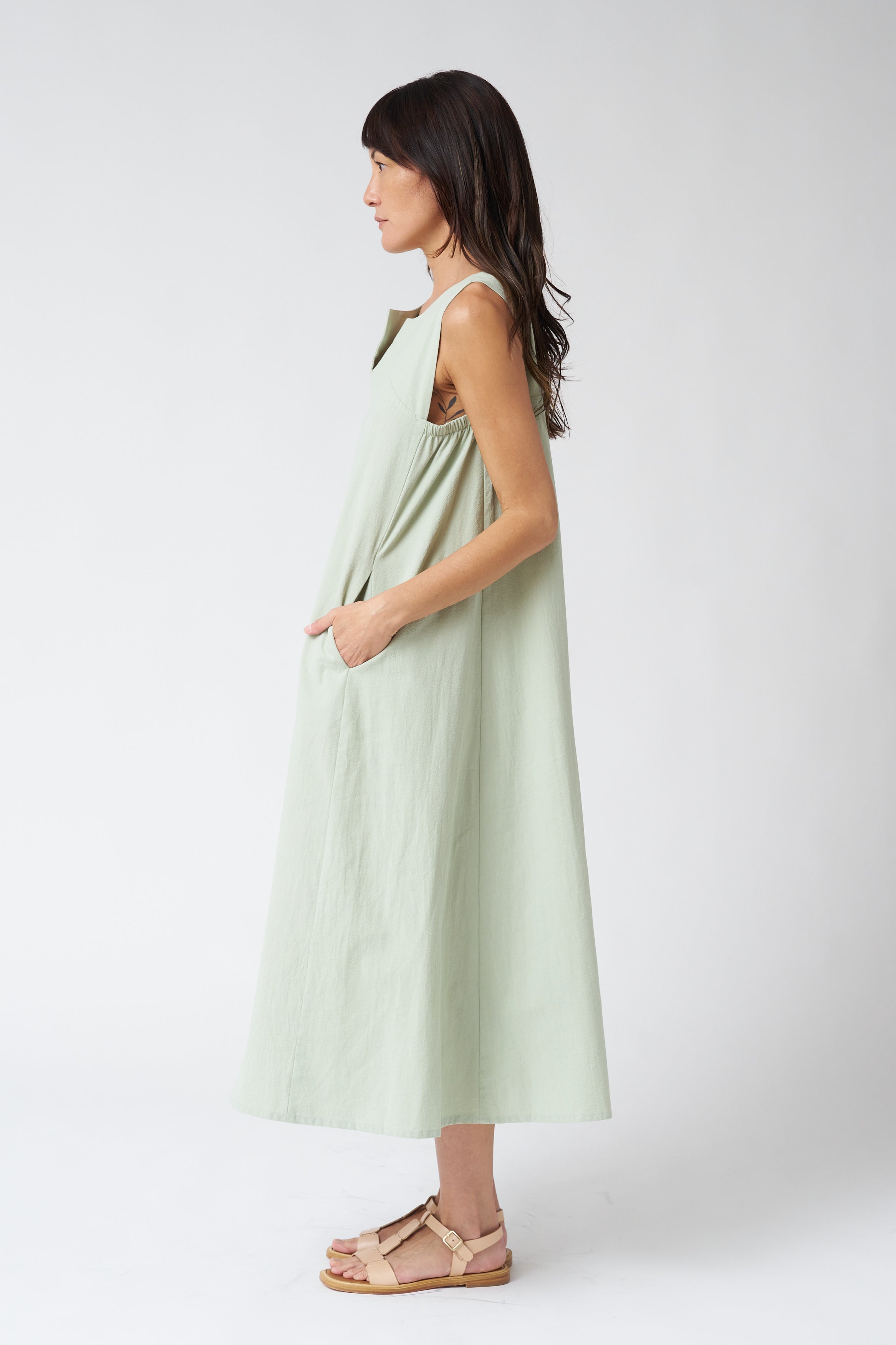 Jennifer Glasgow Luna Dress in Sage