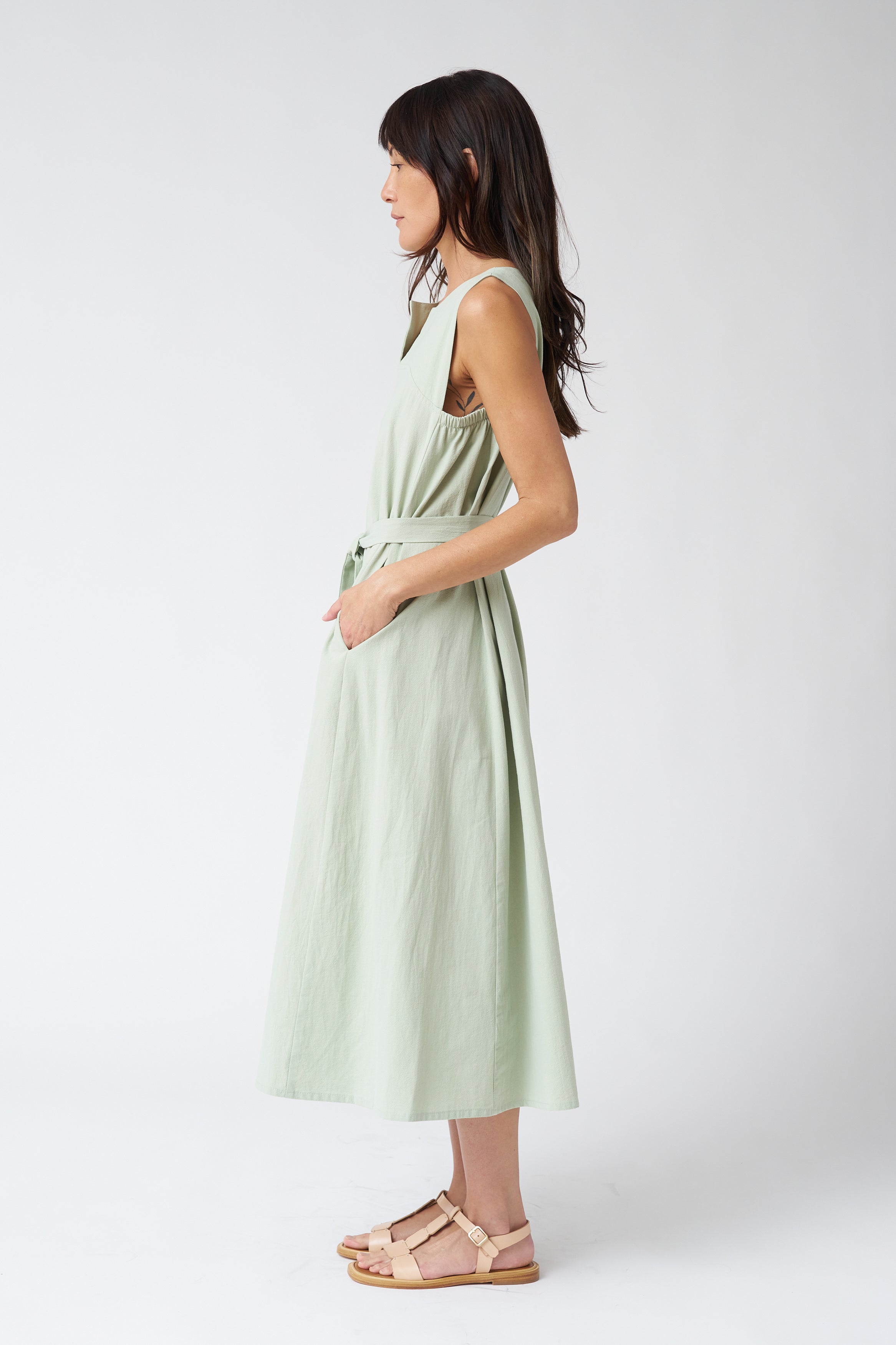 Jennifer Glasgow Luna Dress in Sage