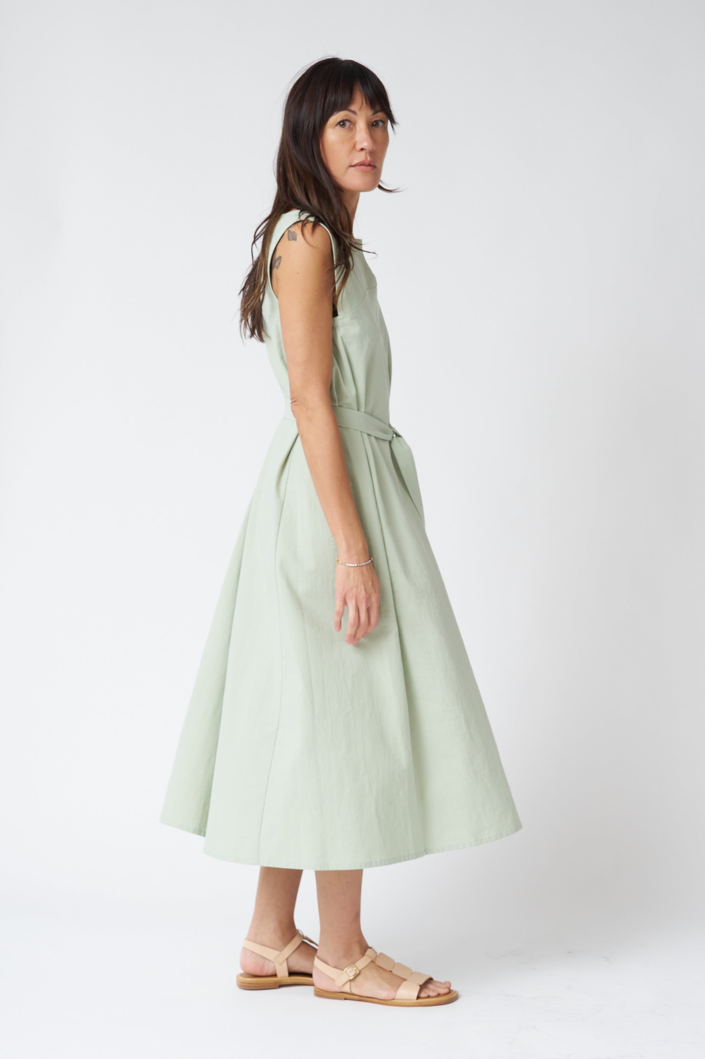 Jennifer Glasgow Luna Dress in Sage